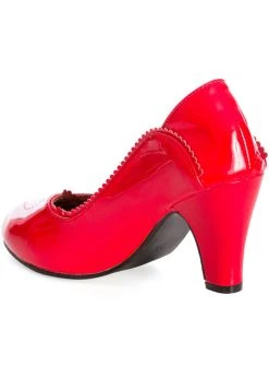 Banned Bettylou Heart 50's Patent Heels Red -Pretty Retro Sales banned SE71103 bettylou pumps red 2 1024x1024
