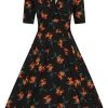 Collectif Trixie Midnight Lily 50's Swing Dress Black -Pretty Retro Sales collectif AW200852A trixie midnight lily dress blk sil 1 cb9545f2 8f79 462a 9552 968fd8e9416a 1024x1024