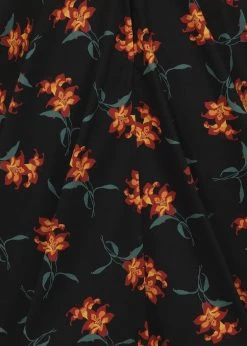 Collectif Trixie Midnight Lily 50's Swing Dress Black -Pretty Retro Sales collectif AW200852A trixie midnight lily dress blk sil 4 47cb53d4 c996 4852 b376 e87596ccc5af 1024x1024