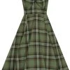 Collectif Dolores Dales Check 50's Swing Dress Green -Pretty Retro Sales collectif AW210807C dolores dales swing dress grn 1 a58a7313 e723 4288 a0f5 f08ed850fa69 1024x1024