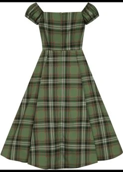 Collectif Dolores Dales Check 50's Swing Dress Green -Pretty Retro Sales collectif AW210807C dolores dales swing dress grn 2 c5c67cd8 9cc4 467f bd82 3198f6102806 1024x1024