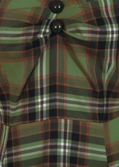 Collectif Dolores Dales Check 50's Swing Dress Green -Pretty Retro Sales collectif AW210807C dolores dales swing dress grn 3 872b4c43 cf0b 4500 8eaa 286a9087a73c 1024x1024