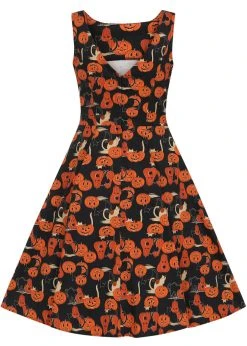 Collectif Hepburn Pumpkins Cats 50's Swing Dress Black 11 Collectif Hepburn Pumpkins Cats 50's Swing Dress Black -Pretty Retro Sales collectif AW210814B hepburn pumpkin sw dress blk or 1 2d1fe894 69a9 44e4 a739 42b9b012fc90 1024x1024