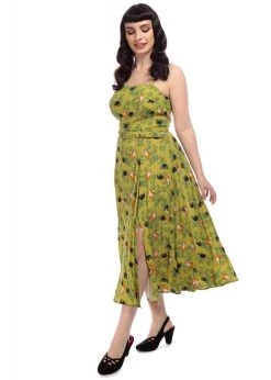 Collectif Loise Pantherology 70's Swing Dress Green -Pretty Retro Sales collectif SS200860A loise pantherology dress grn 2 a8af8ea9 2306 495c ae98 1286a18311a3 1024x1024