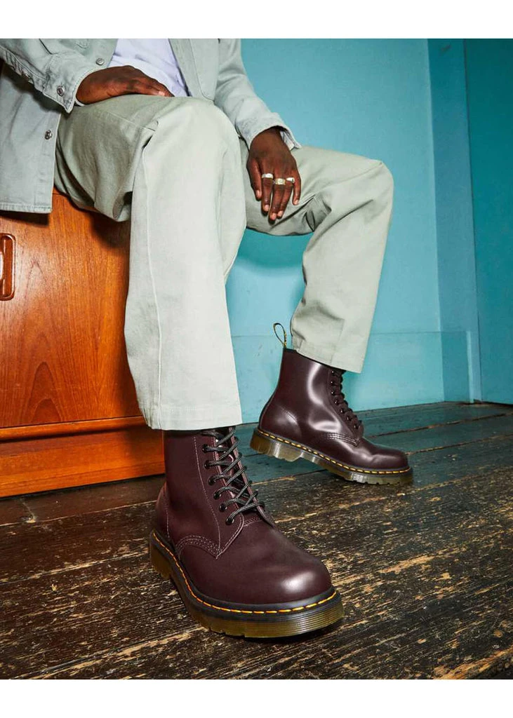 Dr. Martens 1460 Smooth Boots Burgundy 4 Dr. Martens 1460 Smooth Boots Burgundy - Image 2