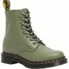 Dr. Martens 1460 Pascal Virginia Soft Leather Boots Khaki Green 2 Dr. Martens 1460 Pascal Virginia Soft Leather Boots Khaki Green -Pretty Retro Sales dr martens 27641384 1460 1460 pascal virginia khaki grn 5 1024x1024