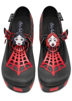 Hot Chocolate Design Spidora Platform Shoes Black -Pretty Retro Sales hot chocolate design spidora 4 1024x1024