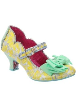 Irregular Choice Summer Breeze 40's Pumps Yellow