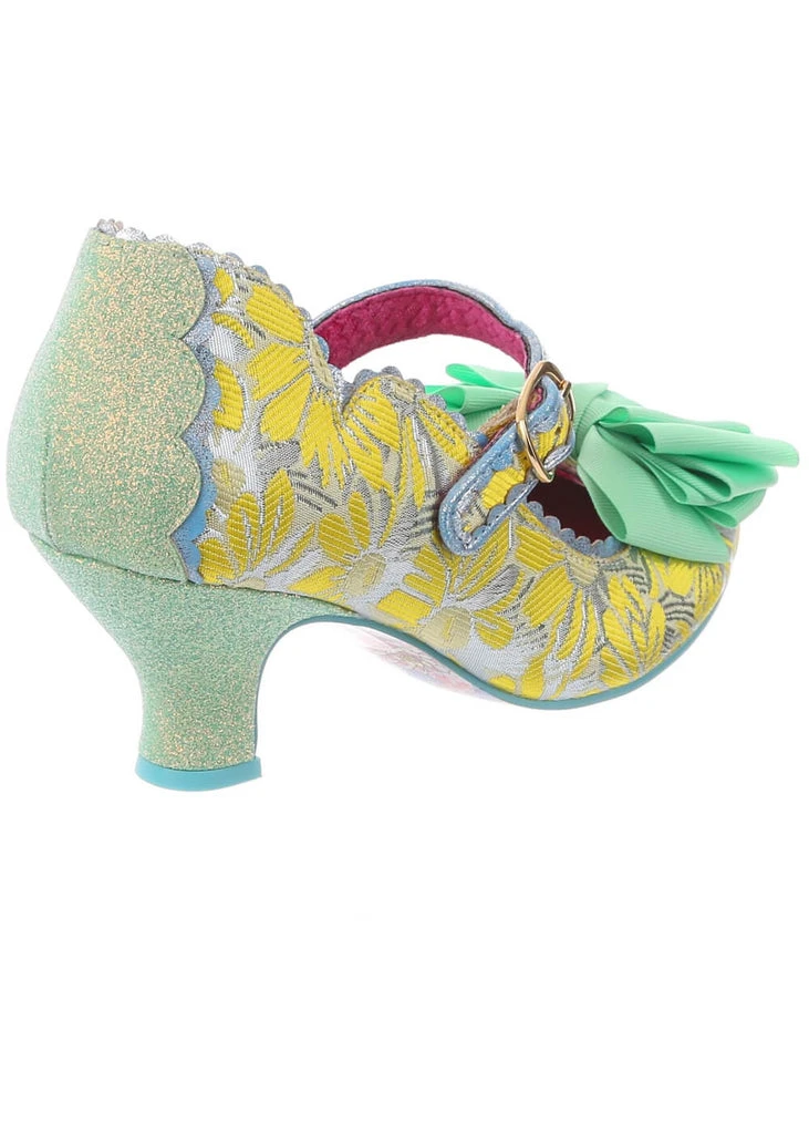 Irregular Choice Summer Breeze 40's Pumps Yellow 5 Irregular Choice Summer Breeze 40's Pumps Yellow - Image 3