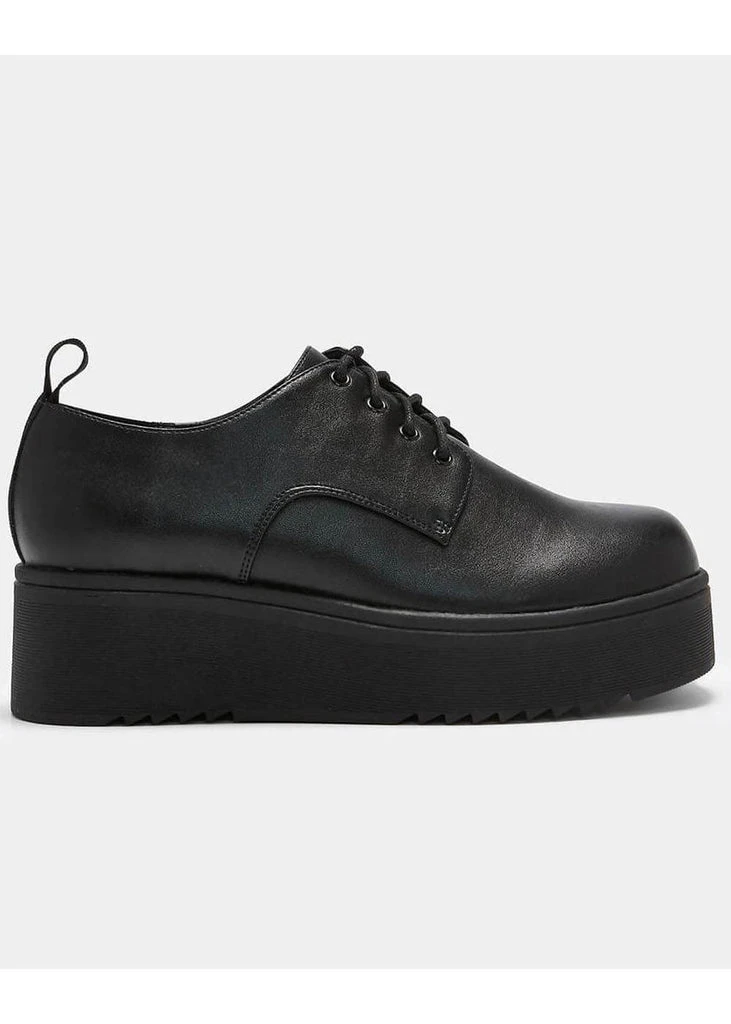 Koi Footwear Ramit PU Platform Creepers Black 4 Koi Footwear Ramit PU Platform Creepers Black - Image 2