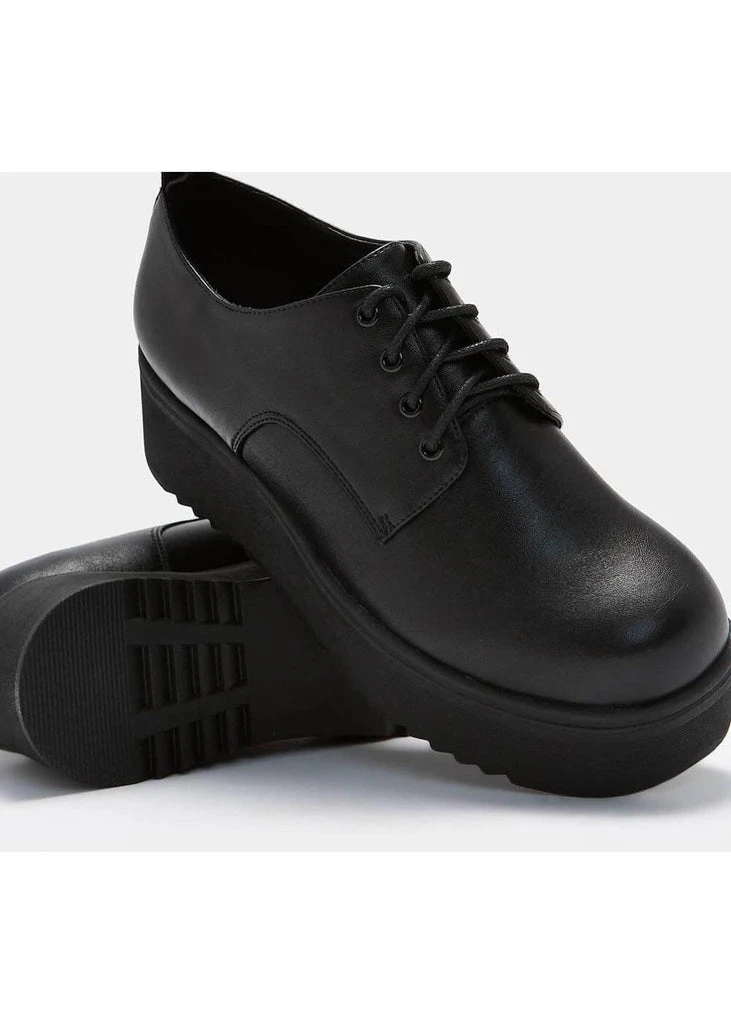 Koi Footwear Ramit PU Platform Creepers Black 7 Koi Footwear Ramit PU Platform Creepers Black - Image 5