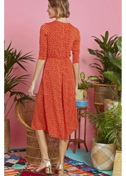 Onjenu Amy Themis 70's Dress Red -Pretty Retro Sales onjenu amy themis dress red 1 1024x1024