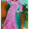 Onjenu Yana Pappillon 70's Maxi Dress Pink -Pretty Retro Sales onjenu yana pappillon maxi dress 0 1024x1024