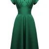Pretty Retro Classic 50's Swing Dress Green -Pretty Retro Sales pretty retro DR01 classic swing dress emerald green 0 1024x1024